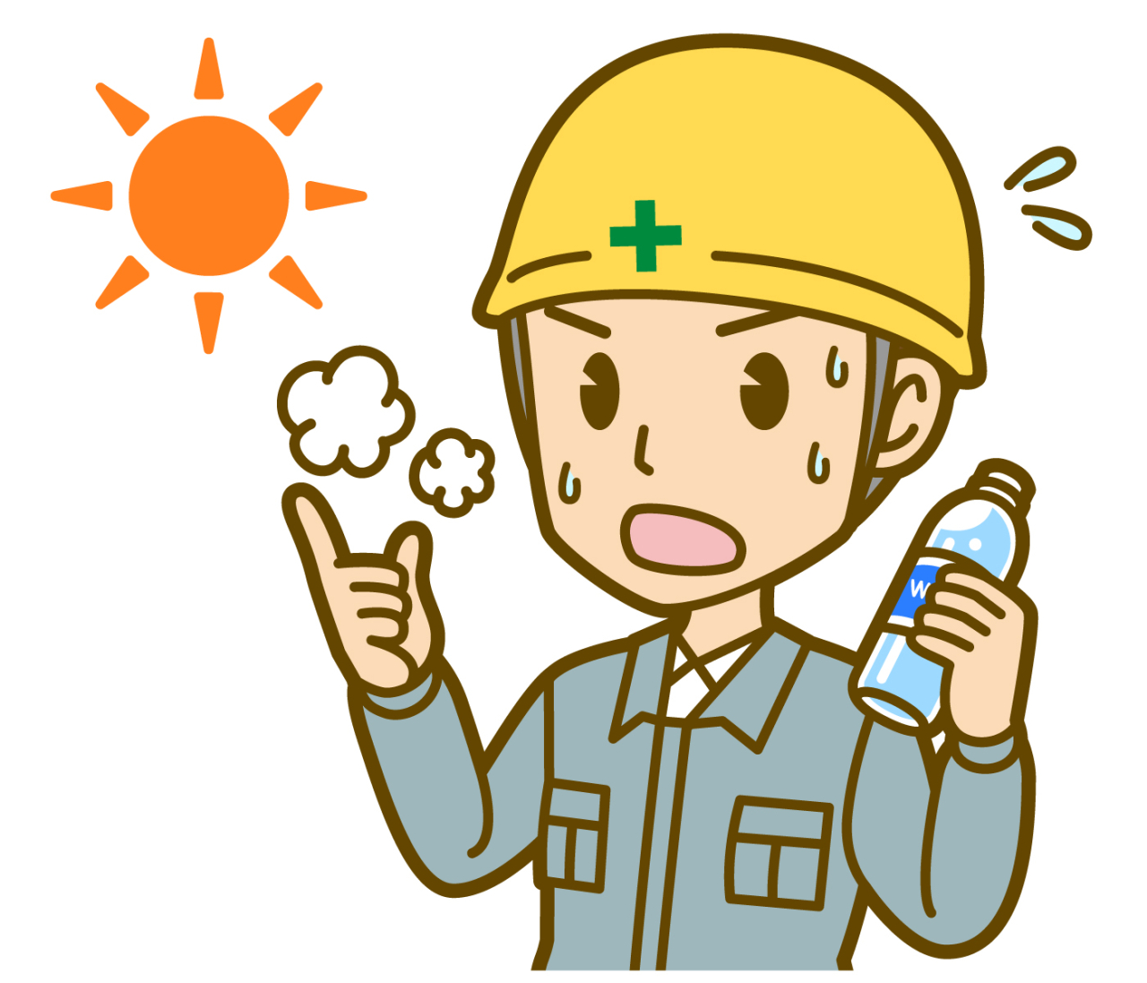 熱中症 イラスト